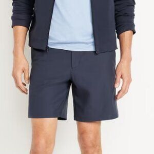 Old Navy Tech Hybrid Chino Shorts -- 8-inch inseam Navy